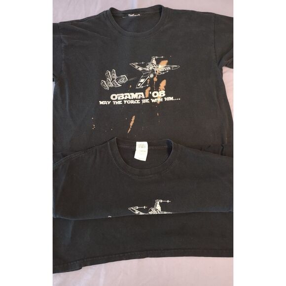 3tee cover-up kit - 2 Obama shirts, 1 red shirt to cover the others.     (00129) - Picture 2 of 6